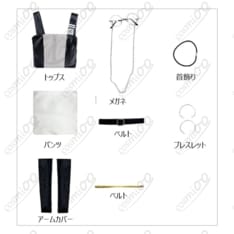 ガチアクタ セミュ・グライア コスプレ衣装｜小物まで揃う軽やかモノトーンスタイル - 5枚目の画像（サムネイル）