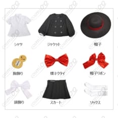 Limbus Company（リンバス）イシュメール（イシュ）帽子付き学園風コスプレ衣装 - 4枚目の画像（サムネイル）
