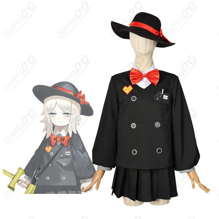 Limbus Company ファウスト 囚園児風コスプレ衣装のキャラクターイメージと全身コーディネート