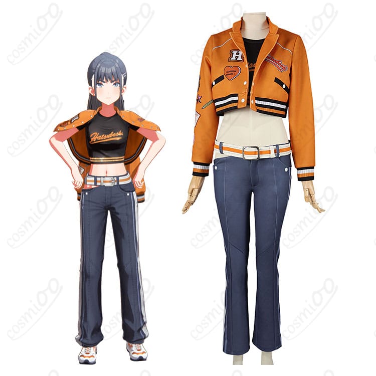 学園アイドルマスター 雨夜 燕 Campus mode!!のコスプレ衣装を着用した全身イメージ