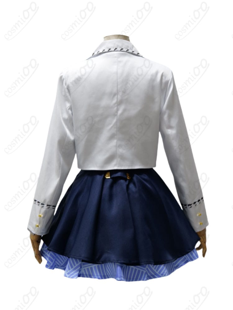 十王星南 初星学園制服コスプレ衣装のジャケットとスカート背面