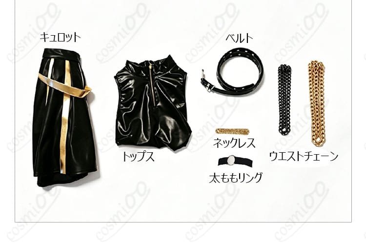 ドリームジャーニー GOLD WEEKコスプレ衣装のキュロット・小物を含むセット内容