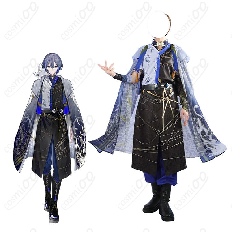 にじさんじ 小柳ロウ（ロウ）通常衣装コスプレ衣装｜着脱しやすいクールな再現仕立て-1