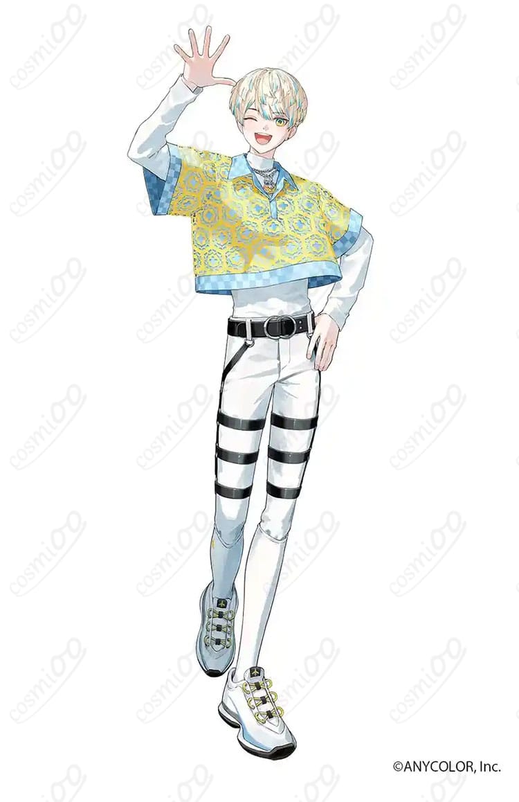 緋八マナ デフォルト衣装の襟元装飾ディテール