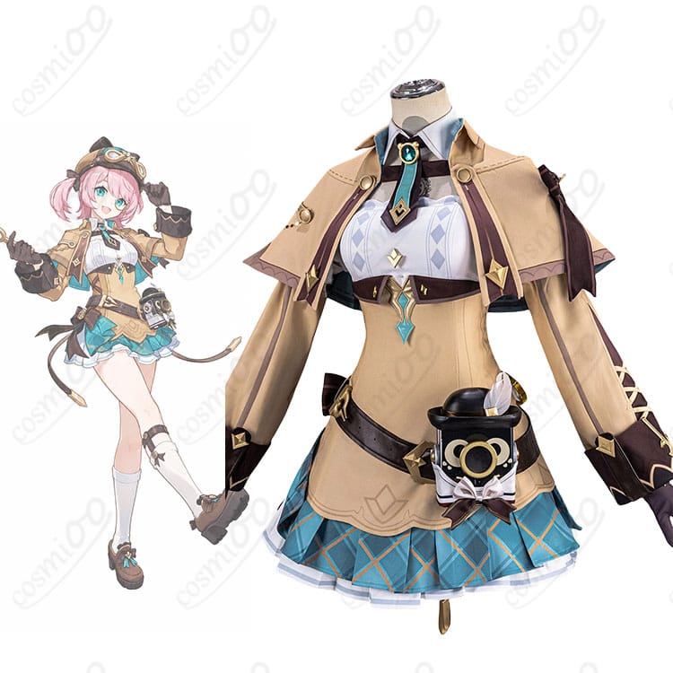 原神 シャルロット「ハーロック変奏曲」コスプレ衣装のキャラクター着用イメージ