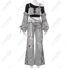 ホロライブ 星街すいせい miComet第二弾衣装｜デニムで再現するコスプレ6点セット - 1枚目の画像（サムネイル）