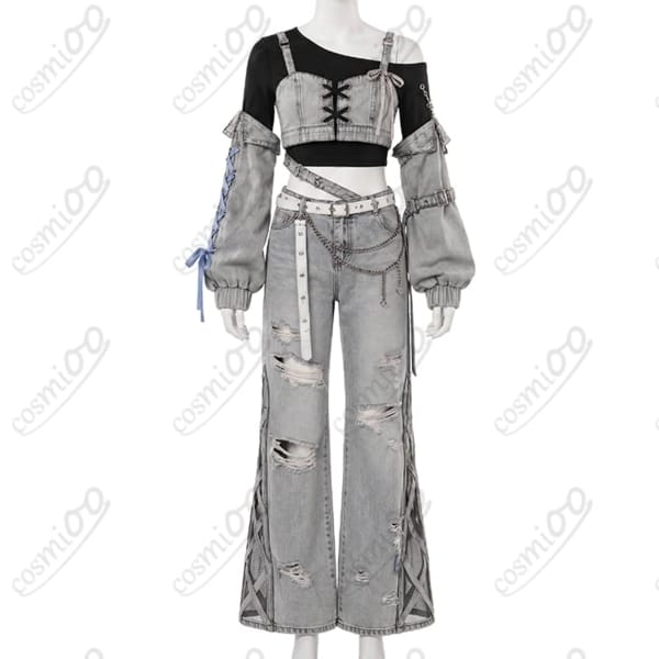 ホロライブ 星街すいせい miComet第二弾衣装｜デニムで再現するコスプレ6点セット