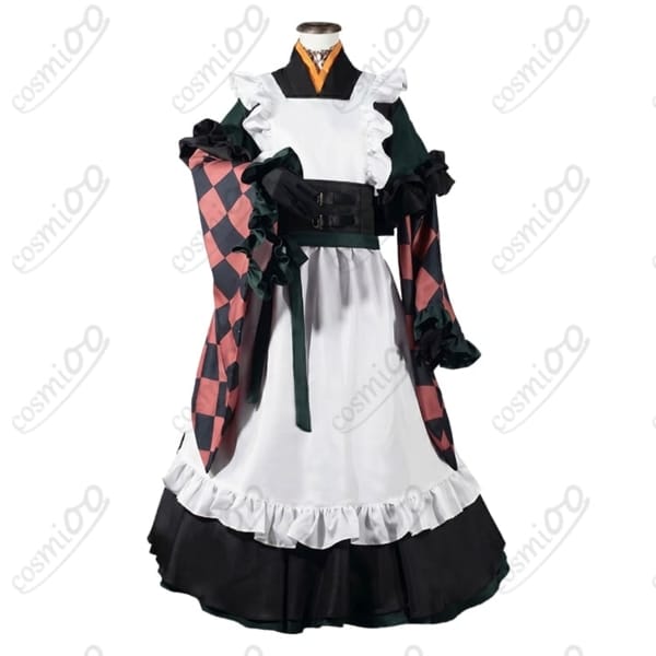 ホロライブ 儒烏風亭らでん メイド服コスプレ衣装｜初めてでも整えやすい10点セット