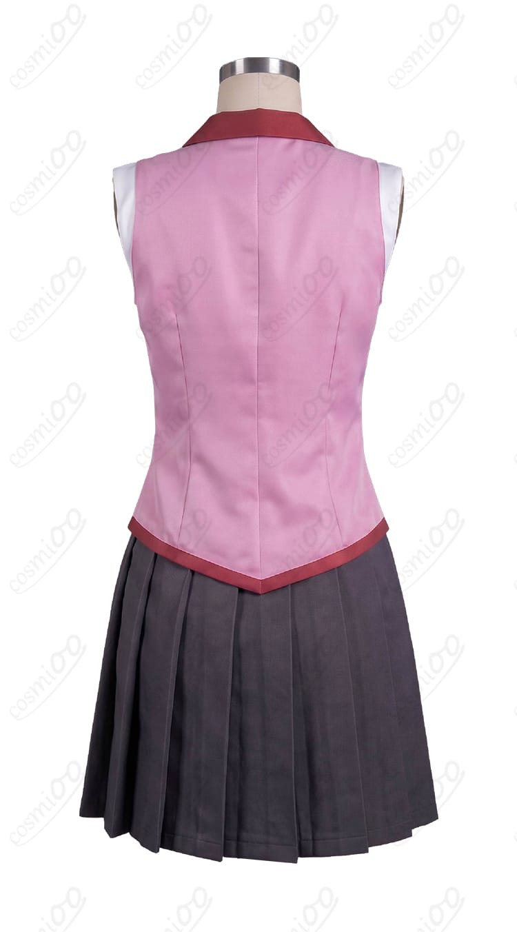 私立直江津高校女子制服ベスト風トップスの背面デザイン