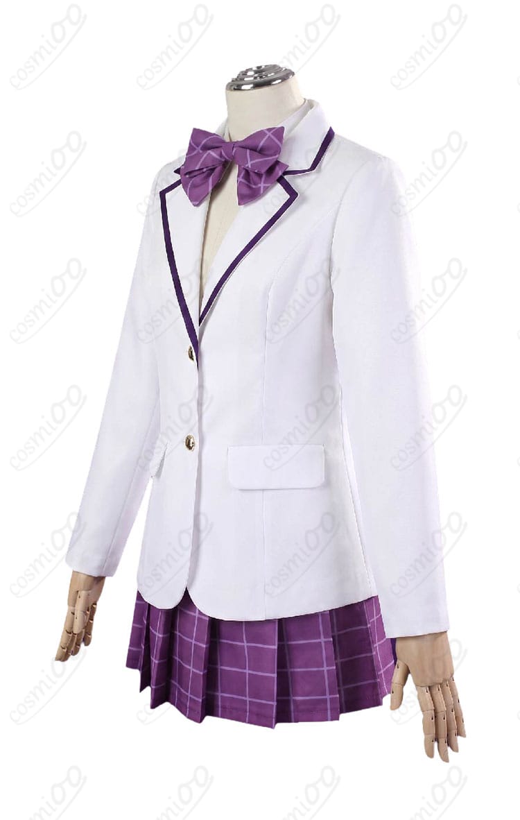 白鳥沢学園高校女子制服コスプレ衣装のサイドシルエット