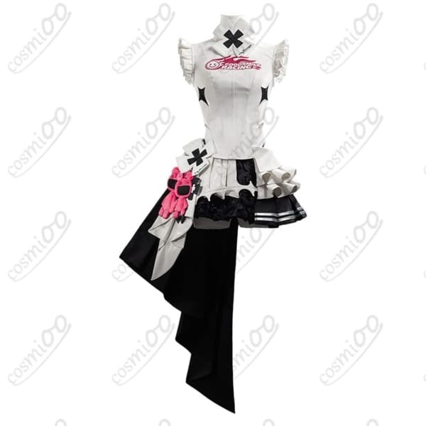 初音ミクGTプロジェクト レーシングミク2026カフェVer.白黒フリルコスプレ衣装
