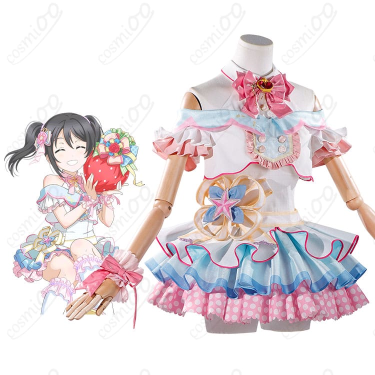 矢澤にこ バースデーサプライズ/ビッグストロベリー♡覚醒後コスプレ衣装の全身イメージ