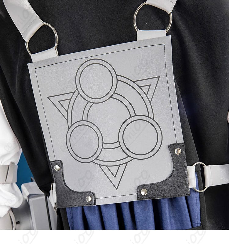 ガチアクタ ゾディル・テュフォン衣装の背面装飾ディテール