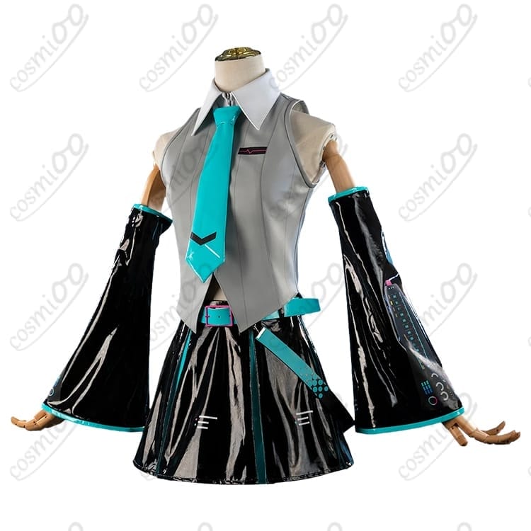 初音ミク V6 パッケージビジュアルVer.再現コスプレ衣装｜撮影映えする7点セット - 2枚目の画像