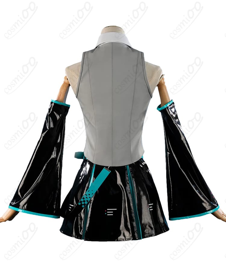 初音ミク V6 パッケージビジュアルVer.コスプレ衣装の背面デザイン