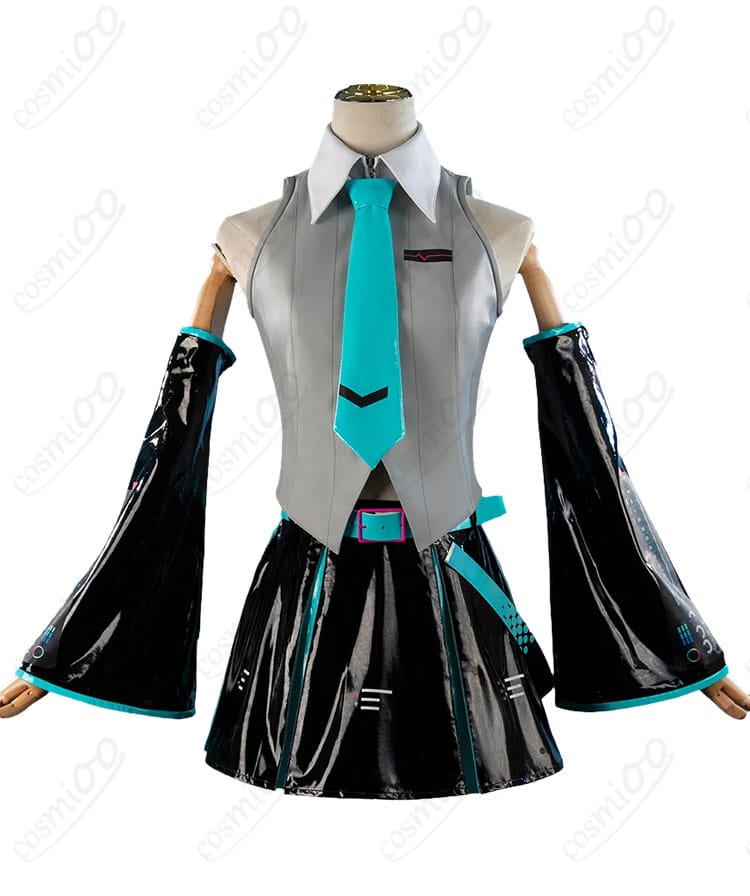 初音ミク V6 パッケージビジュアルVer.コスプレ衣装の正面全体