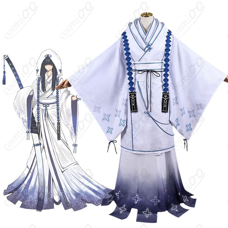 Limbus Company 塩見ヨル 小指の親方Ver.のキャラクターイメージと和装コスプレ衣装全体