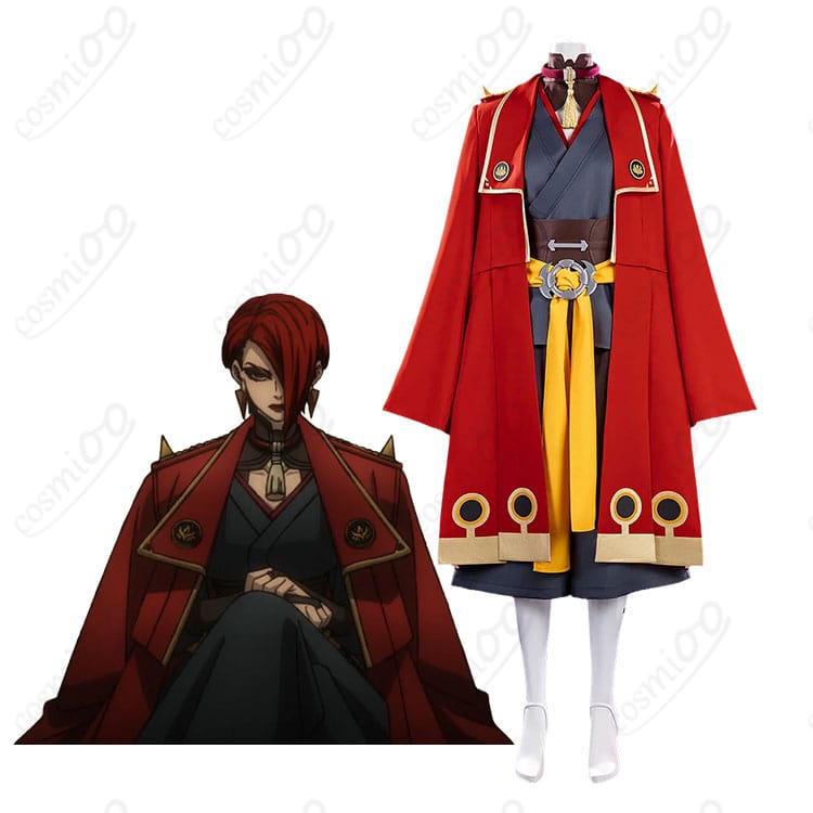 『ガチアクタ』キョウカ・ニジク獄卒「赤角」1番隊隊長Ver.の着用イメージと衣装全体