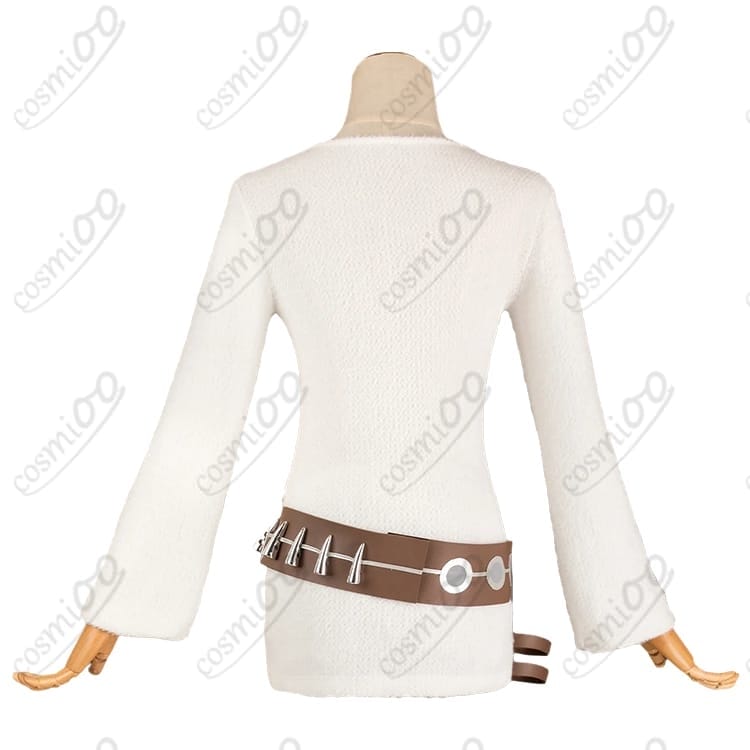 ONE PIECE（ワンピース）ナミ 白長袖ミニワンピースコスプレ衣装｜上品なベルトセット - 3枚目の画像