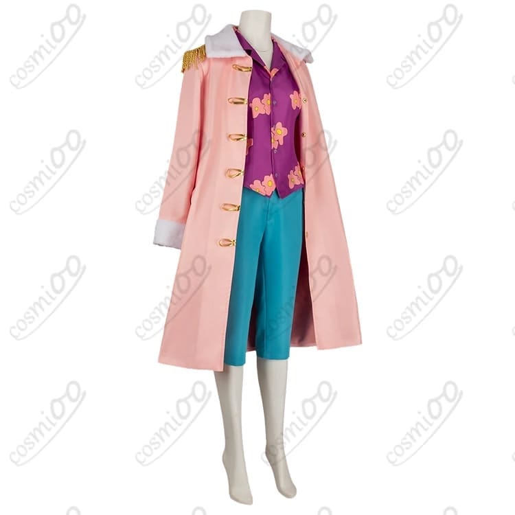 ONE PIECE たしぎ 海軍G-5支部大佐コスプレ衣装｜眼鏡付きで凛々しく再現 - 2枚目の画像