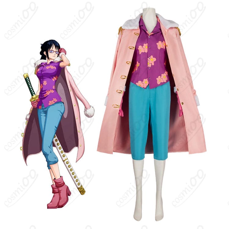 ONE PIECE たしぎ 海軍G-5支部大佐Ver.コスプレ衣装の全身イメージ
