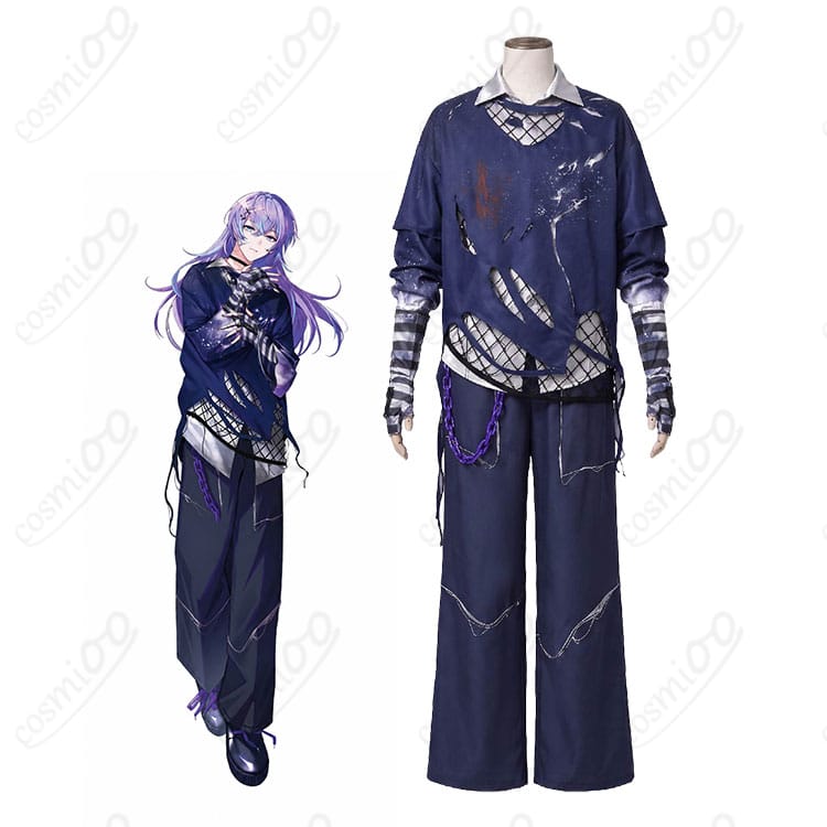 にじさんじ・星導ショウ Dytica×iCouleur撮り下ろしビジュアルVer.の着用イメージと衣装全体