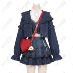 にじさんじ 水面まどか 初の新衣装デニム私服Ver. コスプレ衣装｜撮影向けセット - 1枚目の画像（サムネイル）