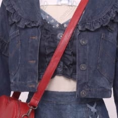にじさんじ 水面まどか 初の新衣装デニム私服Ver. コスプレ衣装｜撮影向けセット - 3枚目の画像（サムネイル）