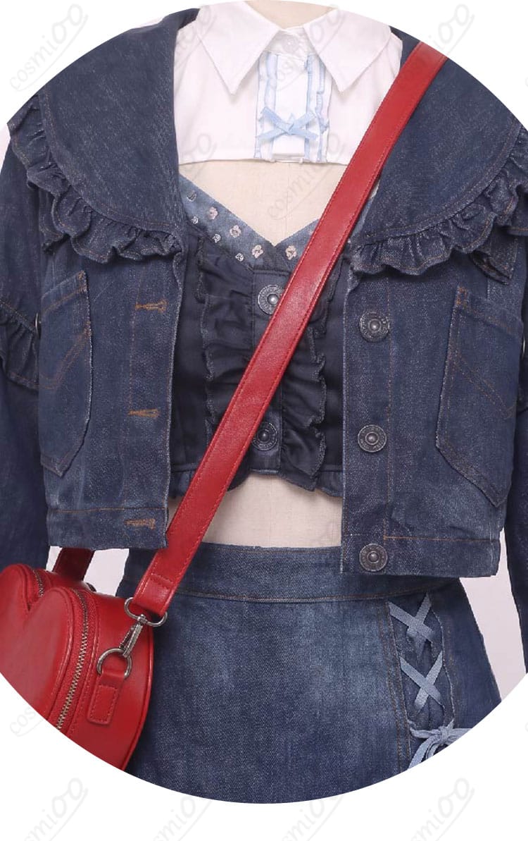 水面まどか 初の新衣装コスプレ衣装のジャケット前開き部分のディテール