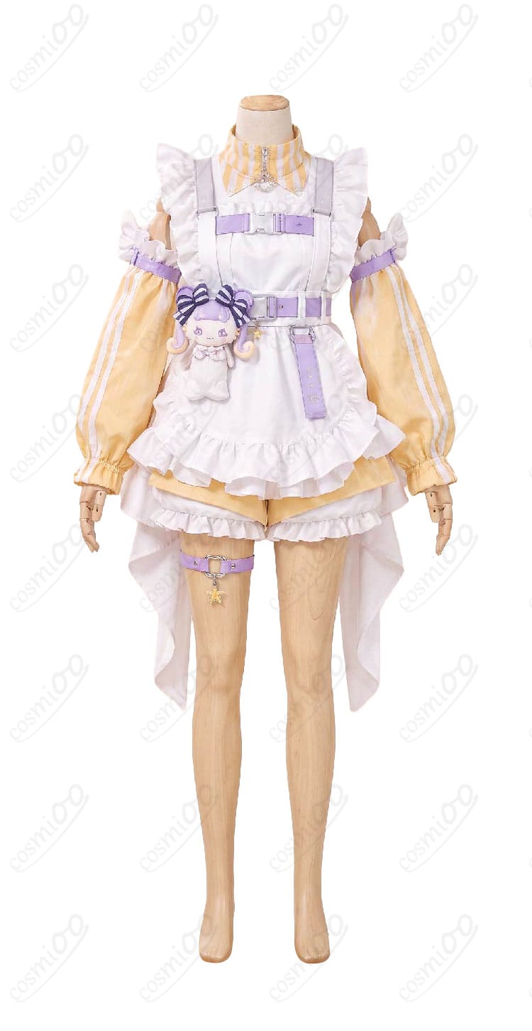 ぽめろ・ぱんち 魔法少女デビュー衣装Ver.の正面全体とフリルスカート