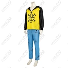 ONE PIECE ワンピース｜トラファルガー・ロー2年前衣装の軽やかでクールな再現コスプレ - 2枚目の画像（サムネイル）
