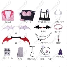 VShojo アイアンマウス Season 3 翼・尻尾付き高再現コスプレ衣装 - 6枚目の画像（サムネイル）
