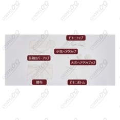 勝利の女神：NIKKE シンデレラ クリスタルウェーブ水着コスプレ衣装｜花飾り付き - 5枚目の画像（サムネイル）