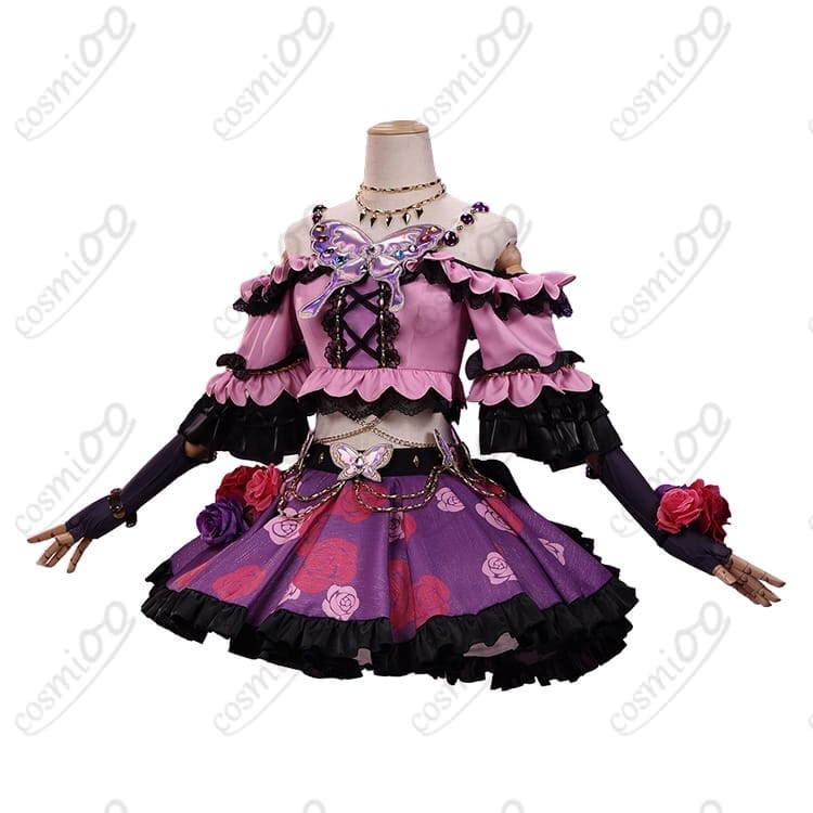 アイカツ！-アイドルカツドウ！- 紫吹蘭 ローズボンボンコーデ｜華やかな全身再現衣装 - 2枚目の画像