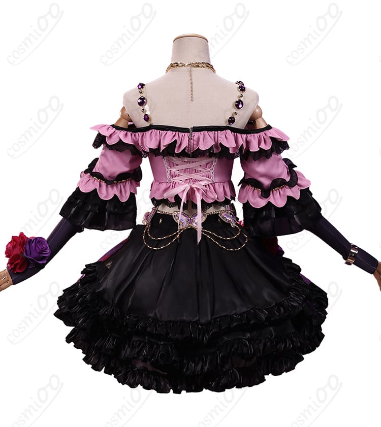 アイカツ!ローズボンボンコーデ衣装の背面デザイン