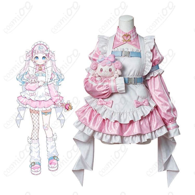 にじさんじ ぷりん・らら・もーどの着用イメージとデフォルト衣装一式