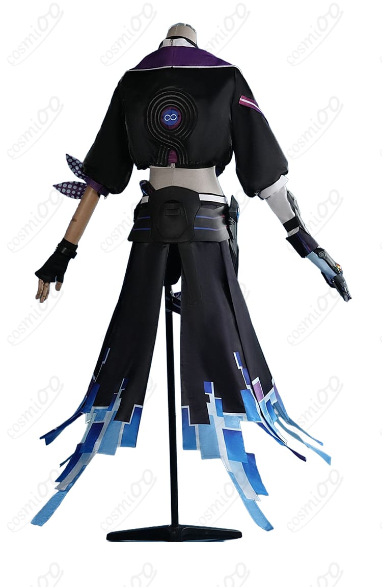 『崩壊:スターレイル』銀狼コスプレ衣装の背面デザイン