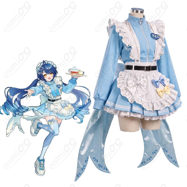 にじさんじ天宮こころのキャラクターイメージとジャージメイド衣装の全体構成