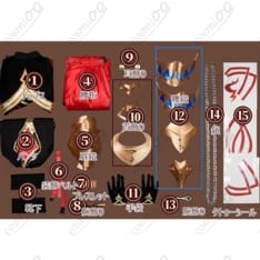 崩壊：スターレイル（崩スタ）×Fate[UBW] ギルガメッシュ（英雄王）衣装｜重厚な再現美 - 6枚目の画像（サムネイル）