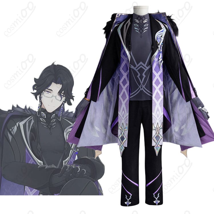 原神「富者」パンタローネのキャラクタービジュアルとコスプレ衣装全体