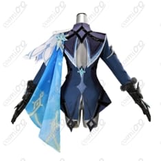 原神 蛍「冬の夜を狩る者」戦闘服コスプレ衣装｜着脱しやすく写真映えする高再現セット - 3枚目の画像（サムネイル）