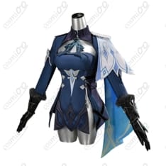 原神 蛍「冬の夜を狩る者」戦闘服コスプレ衣装｜着脱しやすく写真映えする高再現セット - 2枚目の画像（サムネイル）