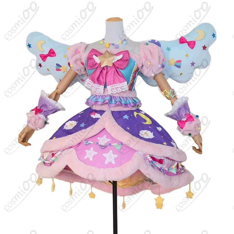 アイカツスターズ！（アイスタ）花園きらら（きらら）スイートドリームスコーデ高再現コスプレ衣装 - 2枚目の画像