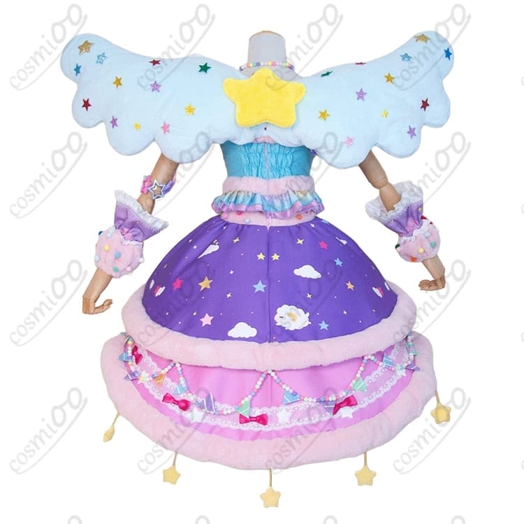 アイカツスターズ！（アイスタ）花園きらら（きらら）スイートドリームスコーデ高再現コスプレ衣装 - 3枚目の画像
