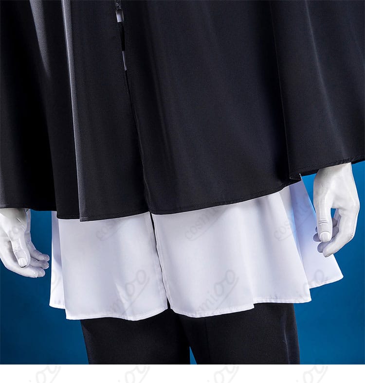 漆羽洋児コスプレ衣装の裾周りを再現した装飾ディテール