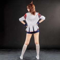 ウマ娘 アグネスタキオン ファンデザイン・トレーニングウェア風コスプレ衣装5点セット - 5枚目の画像（サムネイル）
