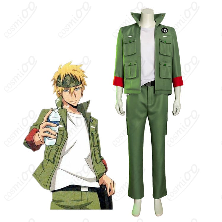 家庭教師ヒットマンREBORN!のコロネロ着用イメージとグリーン軍服コスプレ衣装