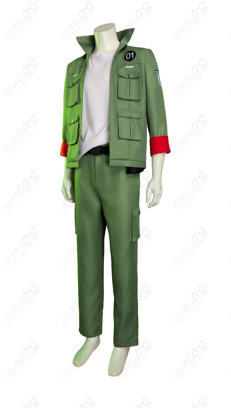 コロネロ軍服コスプレ衣装の側面シルエット