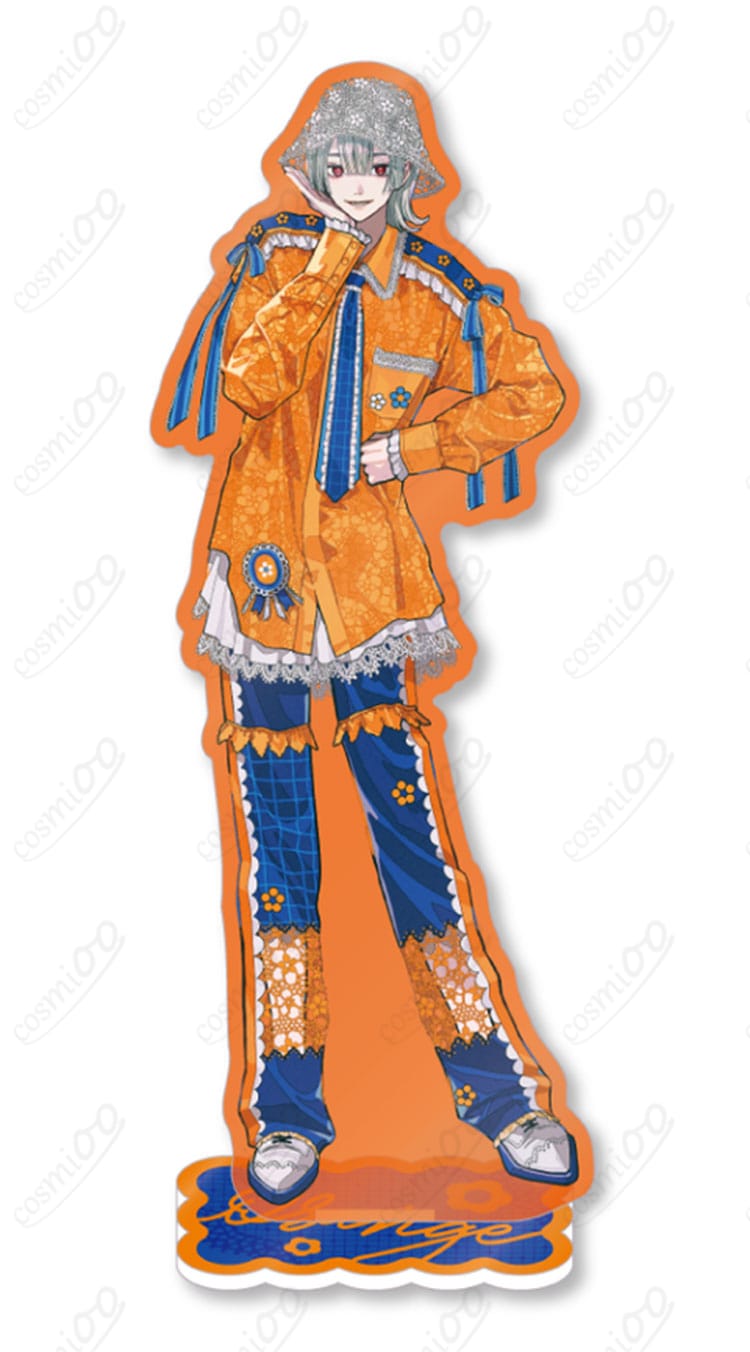 にじさんじ弦月藤士郎のメランコリックオレンジ衣装を再現したキャラクター着用イメージ