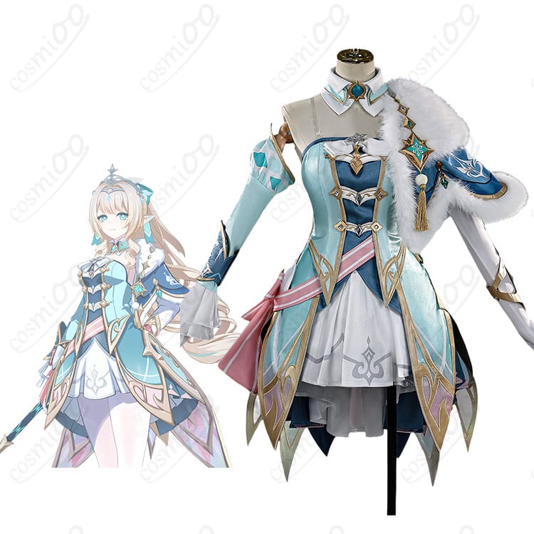 『原神』ヴァレサ「燃えさかる彩炎」コスプレ衣装の着用イメージと商品構成